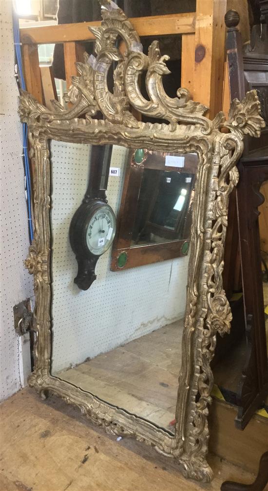 Large mirror in ornate gilt frame